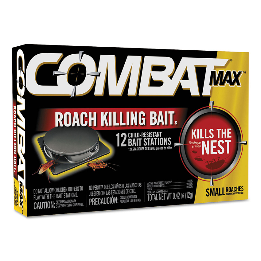 Combat Small Roach Bait, 12/Pack, 12 Packs/Carton (DIA51910)
