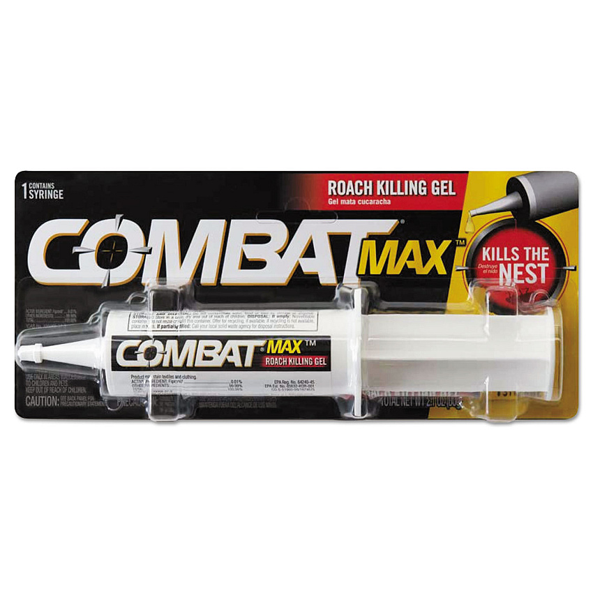 Combat Source Kill Max Roach Killing Gel, 2.1 oz Syringe, 12/Carton (DIA05455)