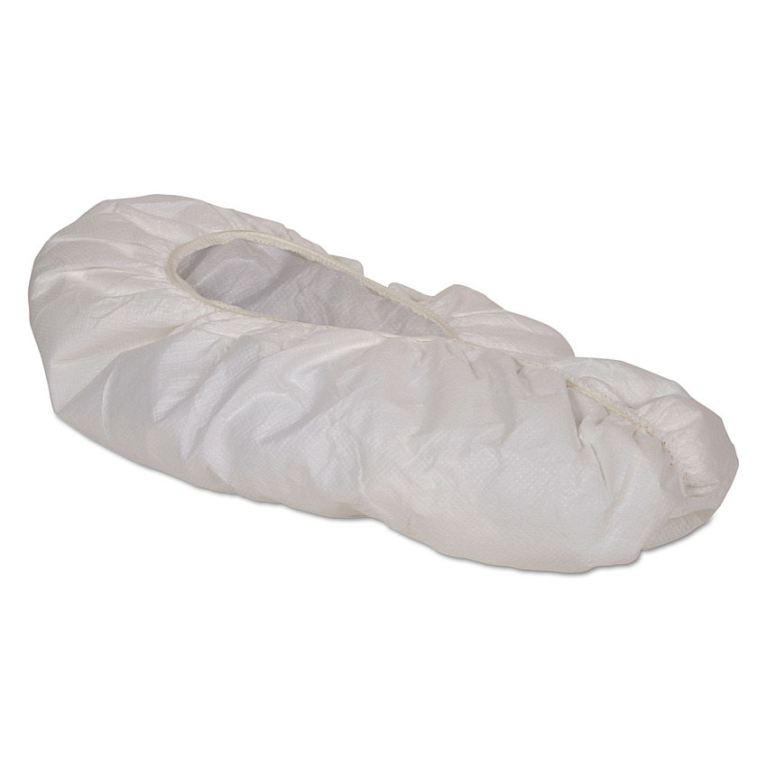 KleenGuard A40 Shoe Covers, One Size Fits All, White, 400/Carton (KCC44490)
