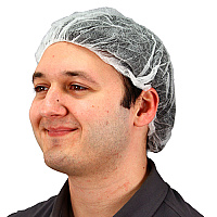 Impact Polypro Bouffant Cap White 21 In., Case Of 1000 (MB-21-1000/W)