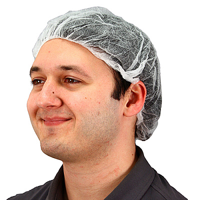 Impact Polypro Bouffant Cap White 21 In., Case Of 1000 (MB-21-1000/W)