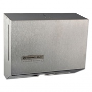 Kimberly-Clark Windows Scottfold Compact Towel Dispenser, 10.6 x 4.75 x 9, Stainless Steel (09216)
