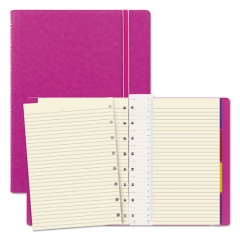Filofax Notebook, 1-Subject, Medium/College Rule, Fuchsia Cover, (112) 8.25 x 5.81 Sheets (B115011U)