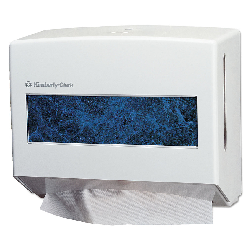Kimberly-Clark Scottfold Compact Towel Dispenser, 10.75 x 4.75  x 9, Pearl White (KCC09217)