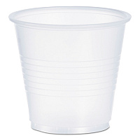 Dart High-Impact Polystyrene Cold Cups, 3.5 oz, Translucent, 100/Pack (DCCY35PK)