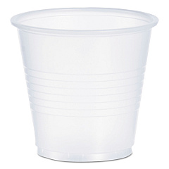 Dart High-Impact Polystyrene Cold Cups, 3.5 oz, Translucent, 100/Pack (DCCY35PK)