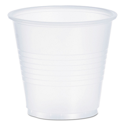 Dart High-Impact Polystyrene Cold Cups, 3.5 oz, Translucent, 100/Pack (DCCY35PK)