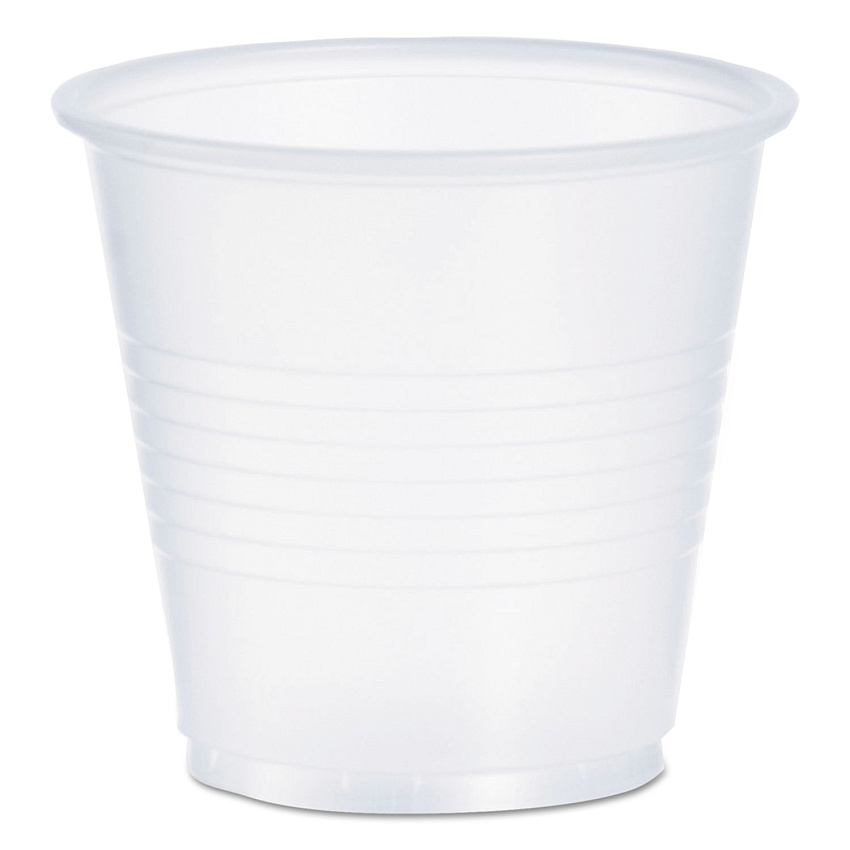 Dart High-Impact Polystyrene Cold Cups, 3.5 oz, Translucent, 100/Pack (DCCY35PK)