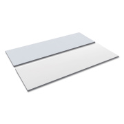 Alera Reversible Laminate Table Top, Rectangular, 71.5w x 23.63d, White/Gray (TT7224WG)
