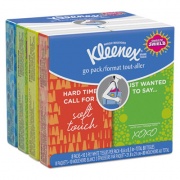 Kleenex On The Go Packs Facial Tissues, 3-Ply, White, 10 Sheets/Pouch, 8 Pouches/Pack, 12 Packs/Carton (46651CT)