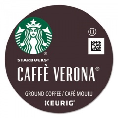 Starbucks Caffe Verona Coffee K-Cups Pack, 24/Box (011111160)