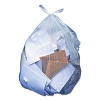 Heritage Linear Low-Density Can Liners, 33 gal, 0.65 mil, 30" x 39", Clear, 250/Carton (HERH6639HC)