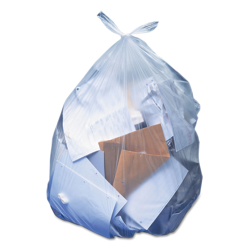 Heritage Linear Low-Density Can Liners, 33 gal, 0.65 mil, 30" x 39", Clear, 250/Carton (HERH6639HC)