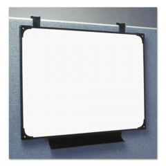 AbilityOne 7520014545704 SKILCRAFT Dry Erase Marker Board Cubie, 29 x 38.5, Melamine White Surface, Black Frame