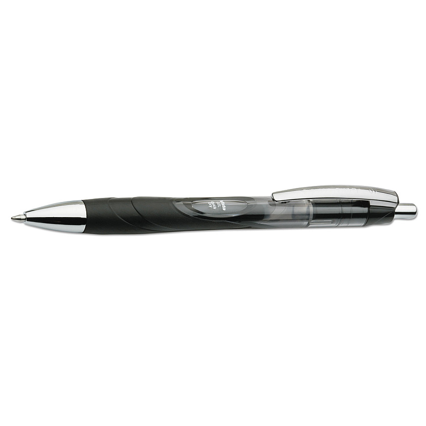 AbilityOne 7520015068500, SKILCRAFT VISTA Gel Pen, Retractable, Medium 0.7 mm, Black Ink, Smoke Barrel, Dozen
