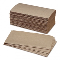 AbilityOne 8540014940911, SKILCRAFT, Folded Paper Towels, 1-Ply, 9.25 x 10.75, Kraft, 250/Bundle, 16 Bundles/Box