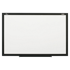 AbilityOne 7110016511292, SKILCRAFT Magnetic Steel Dry Erase Board, 60 x 36, White Surface, Black Aluminum Frame