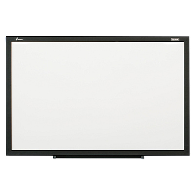 AbilityOne 7110016511292, SKILCRAFT Magnetic Steel Dry Erase Board, 60 x 36, White Surface, Black Aluminum Frame