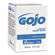 AbilityOne 8520013783090, SKILCRAFT GOJO Lotion Hand Soap Refill, Floral Scent, 800 mL, 12/Carton