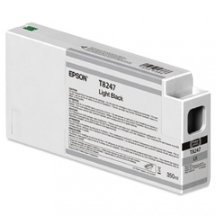 Epson T824700 (824) ULTRACHROME HDX INK, 350 ML, LIGHT BLACK