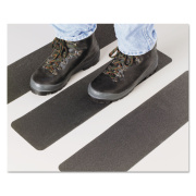 AbilityOne 7220002050389 SKILCRAFT Peel-and-Stick Nonskid Tapes and Treads  General Purpose, 24" x 6", Black, 50/Carton