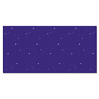 Pacon Fadeless Designs Bulletin Board Paper, Night Sky, 50 ft x 48", Blue/Silver (PAC56225)