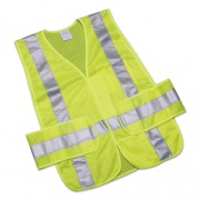 AbilityOne 8415015984875, SKILCRAFT, Safety Vest-Class 2 ANSI 107 2010 Compliant, One Size Fits All, Lime/Silver