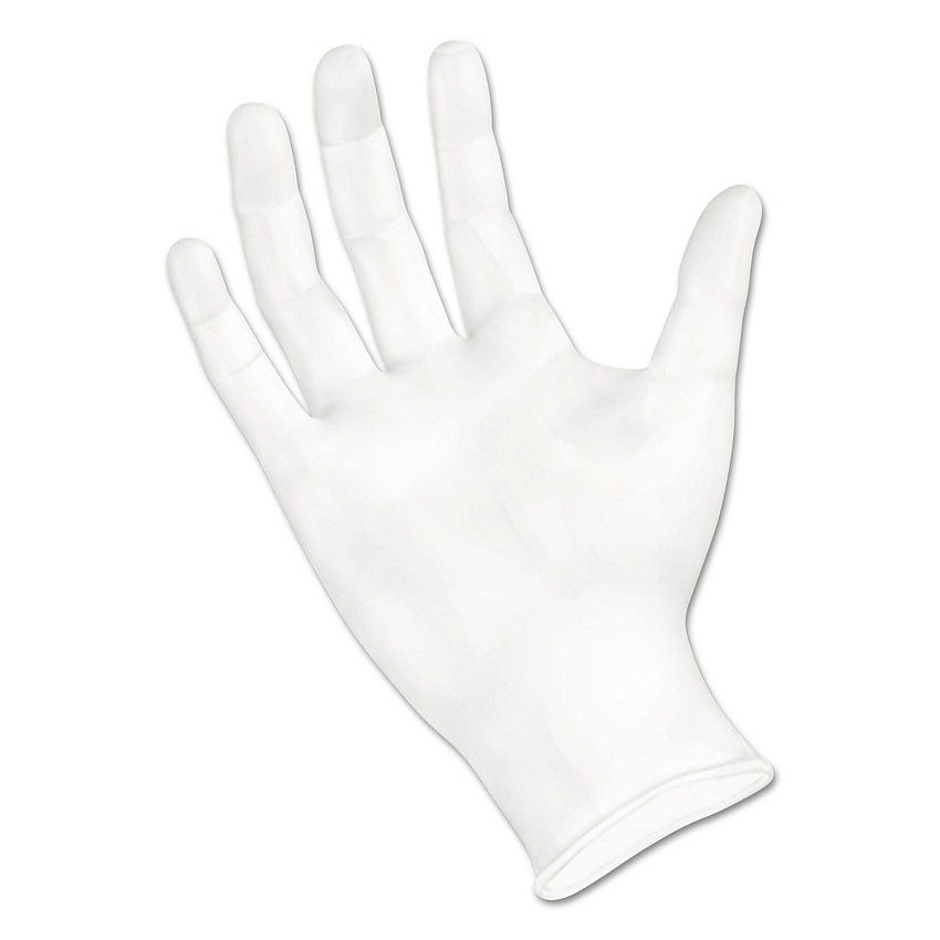 Boardwalk Exam Vinyl Gloves, Powder/Latex-Free, 3 3/5 mil, Clear, Medium, 100/Box (BWK361MBX)