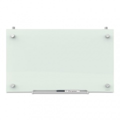 Quartet Infinity Magnetic Glass Dry Erase Cubicle Board, 30 x 18, White Surface (PDEC1830)