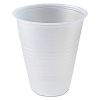 Fabri-Kal RK Ribbed Cold Drink Cups, 7 oz, Clear, 100 Bag, 25 Bags/Carton (FABRK7)