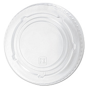 Fabri-Kal Kal-Clear/Nexclear Drink Cup Lids, Flat Lid with No Slot, Fits 12 to 20 oz Cold Cups, Clear, 1,000/Carton (FABLKC1220F)