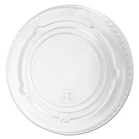 Fabri-Kal Kal-Clear/Nexclear Drink Cup Lids, Flat Lid with No Slot, Fits 12 to 20 oz Cold Cups, Clear, 1,000/Carton (FABLKC1220F)