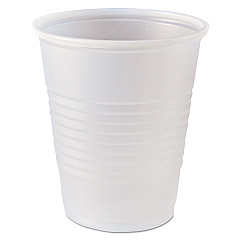Fabri-Kal RK Ribbed Cold Drink Cups, 5 oz, Clear, 100/Bag, 25 Bags/Carton (FABRK5)