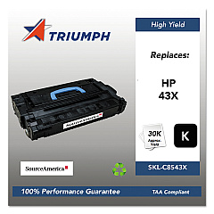 Triumph 751000nsh0354 Remanufactured C8543x (43x) High-Yield Toner, 30,000 Page-Yield, Black