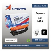 Triumph 751000NSH1113 Remanufactured CE260A (647A) Toner, 8,500 Page-Yield, Black