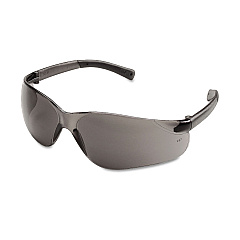 MCR Safety BearKat Safety Glasses, Wraparound, Gray Lens, 12/Box (CRWBK112BX)