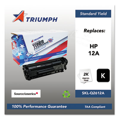 Triumph 751000nsh0171 Remanufactured Q2612a (12a) Toner, 2,000 Page-Yield, Black