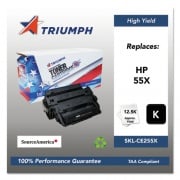 Triumph 751000NSH1098 Remanufactured CE255X (55X) High-Yield Toner, 12,500 Page-Yield, Black