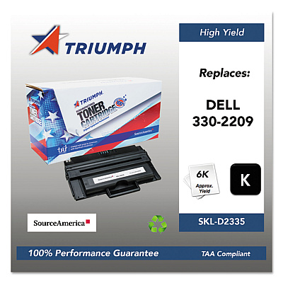 Triumph 751000NSH1086 Remanufactured 330-2209 High-Yield Toner, 6,000 Page-Yield, Black (SKLD2335)