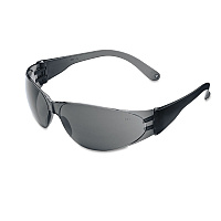 MCR Safety Checklite Scratch-Resistant Safety Glasses, Gray Lens, 12/Box (CRWCL112BX)