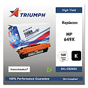 Triumph 751000nsh1114 Remanufactured Ce260x (649x) High-Yield Toner, 17,000 Page-Yield, Black