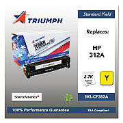 Triumph 751000nsh1409 Remanufactured Cf382a (312a) Toner, 2,700 Page-Yield, Yellow