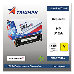 Triumph 751000nsh1409 Remanufactured Cf382a (312a) Toner, 2,700 Page-Yield, Yellow