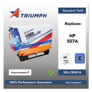 Triumph 751000nsh1280 Remanufactured Ce401a (507a) Toner, 6,000 Page-Yield, Cyan