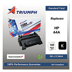 Triumph 751000nsh0964 Remanufactured Cc364a (64a) Toner, 10,000 Page-Yield, Black