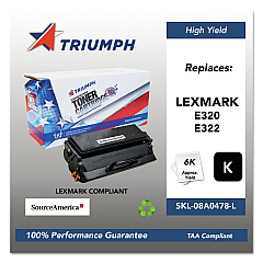 Triumph 751000nsh0204 Remanufactured 08a0478 High-Yield Toner, 6,000 Page-Yield, Black