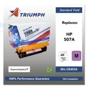 Triumph 751000NSH1282 Remanufactured CE403A (507A) Toner, 6,000 Page-Yield, Magenta