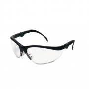 MCR Safety Klondike Plus Safety Glasses, Black Frame, Clear Lens (KD310)