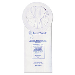 Janitized Vacuum Filter Bags Designed to Fit ProTeam 10 qt Super Coach/MegaVac, 100/Carton (APCJANPTMV2)