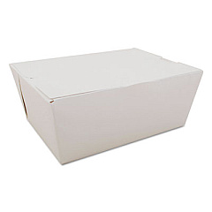 SCT CHAMPPAK CARRYOUT BOXES, #4, WHITE, 7.75 X 5.5 X 3.5, 160/CARTON (SCH0744)